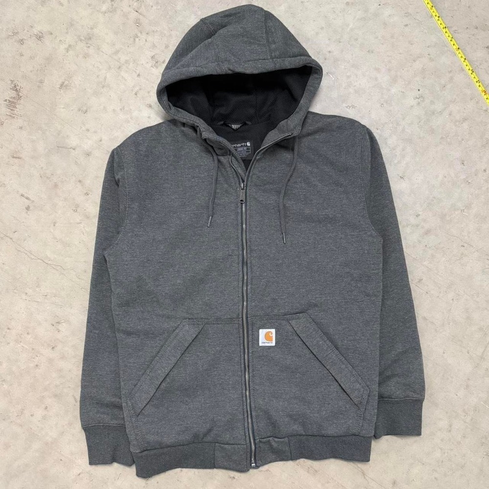 Carhartt Rain Defender Thermal Lined Mens Zip Up Workwear Jacket Sz Small